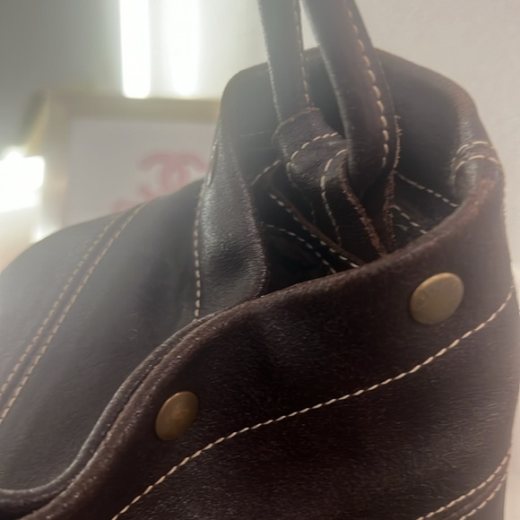 Furla Shoulder Bag genuine leather. Made in Italy, brown - Picture 15 of 17